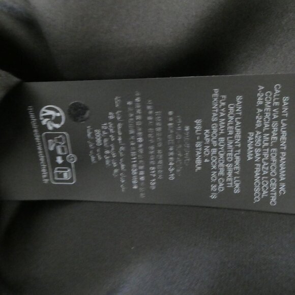 Saint Laurent Brand New Women Top Doublure Satin Chemise Size F38 UNIFORM - Picture 7 of 9